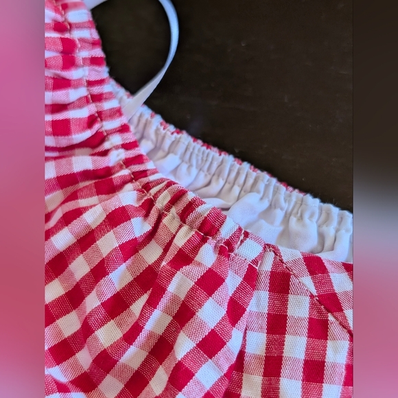 Vici Rosie Gingham Off The Shoulder Mini - Picture 7 of 16